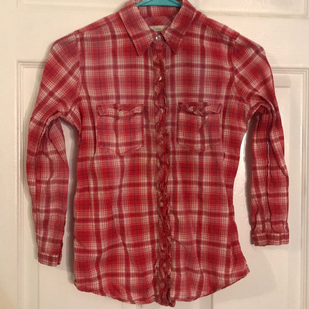 ⭐️ 3 for 10⭐️ Preloved 3/4 A&F button down